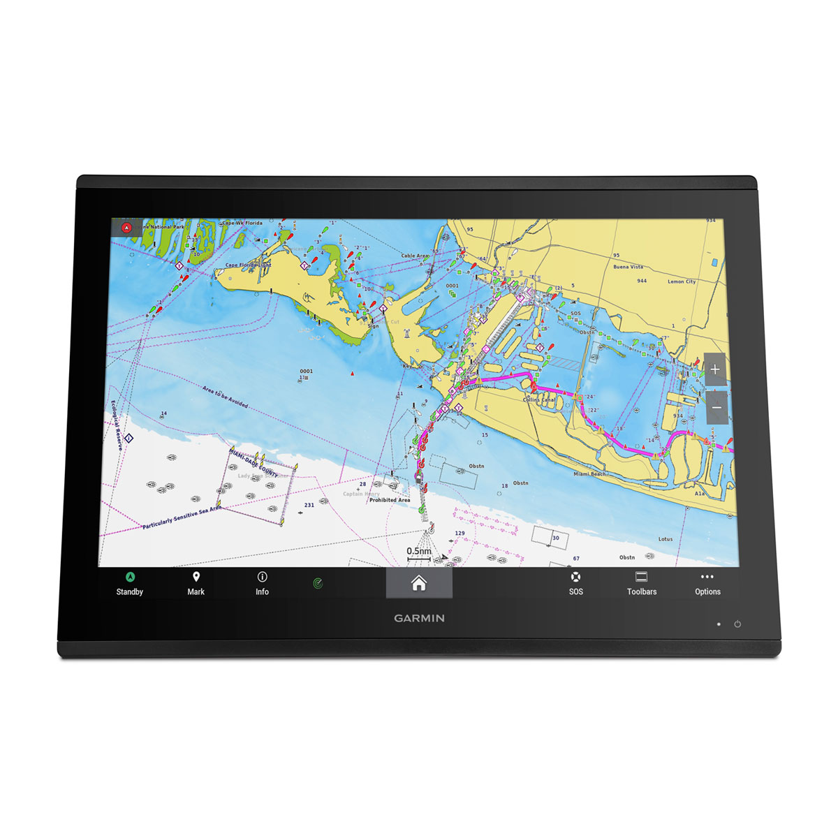 GPSMAP® 8424 MFD echolotas
