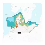 Danija, Vokietija & Lenkijos pakrantė - Batimetrija NVEU077R Garmin Navionics Vision+