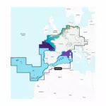 Europa, Centrinė & Vakarai - Batimetrija NVEU646L Garmin Navionics Vision+
