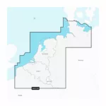 Beniliuksas ir Vokietija, Vakarinė dalis - Batimetrija NAEU076R Navionics®+