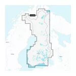 Suomija, Ežerai ir upės - Batimetrija NAEU055R Navionics®+