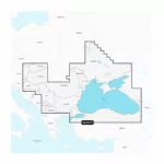 Juodoji Jūra ir Azovo Jūra - Batimetrija NAEU063R Navionics®+