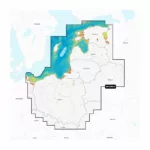 Baltijos jūra, Rytinė pakrantė - Batimetrija NPEU081R Navionics Platinum+