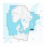 Pietų Skandinavija & Šiaurės Vokietija - Batimetrija NAEU645L Navionics®+