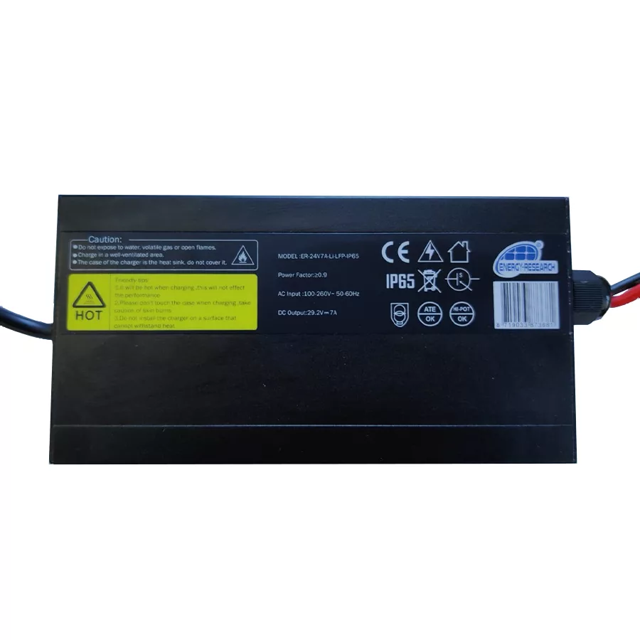 Energy Research ličio baterijų įkroviklis 24V 7AMP