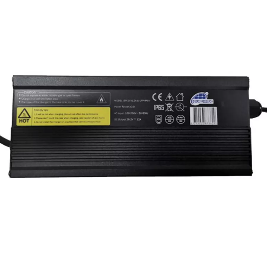 Energy Research ličio baterijų įkroviklis 24V 12AMP