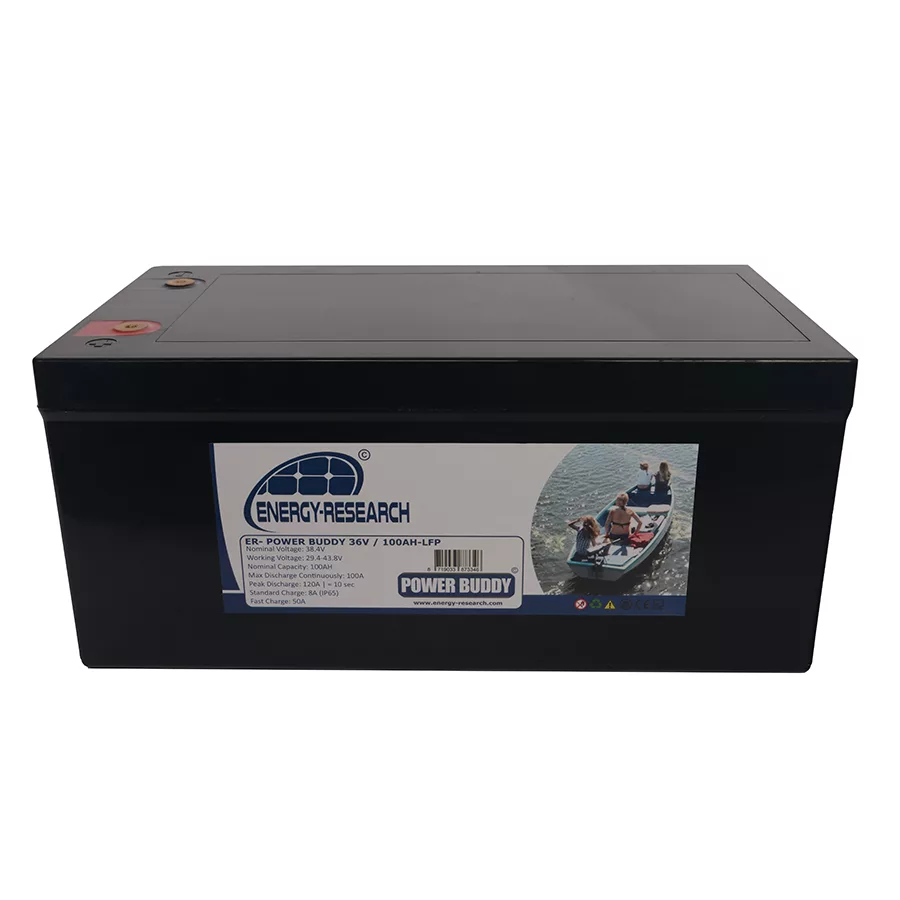 Energy Research 36V 100AH LiPO4 IP65 Waterproof